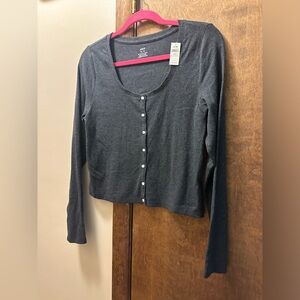Aerie Gray Cardigan